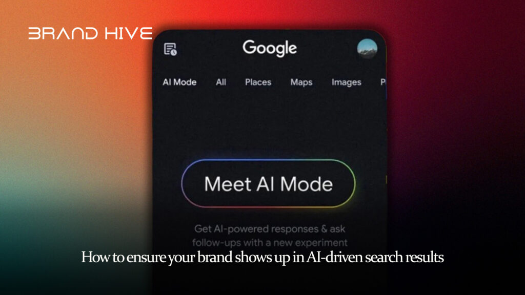 how to show AI driven search result in dubai